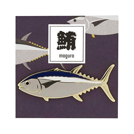 Itoya Delicious Fish Pin Badge Tuna