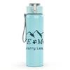 1PC Hike More Mountain Scene 750ml Color Plastic Sports Water Bottle Leakproof Flip Straw Lid Suitable for Sports Office Home Use
