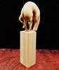 11X5X2.3 Cm Carved Boxwood Figurine - Handsome Horse Stamp