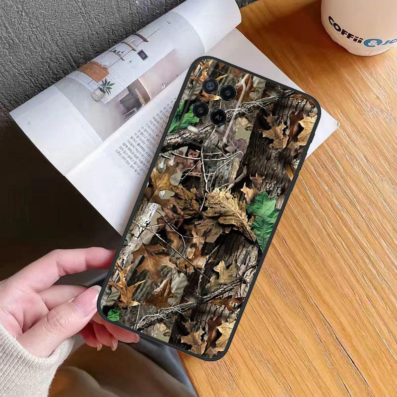 Wicked Hunting Camo Camouflage Case For Oppo A60 A40 A80 A16 A76 A96 A98 A58 A78 A18 A38 A57 A17 A74 A54 A94 A15 A5 A6 Pro