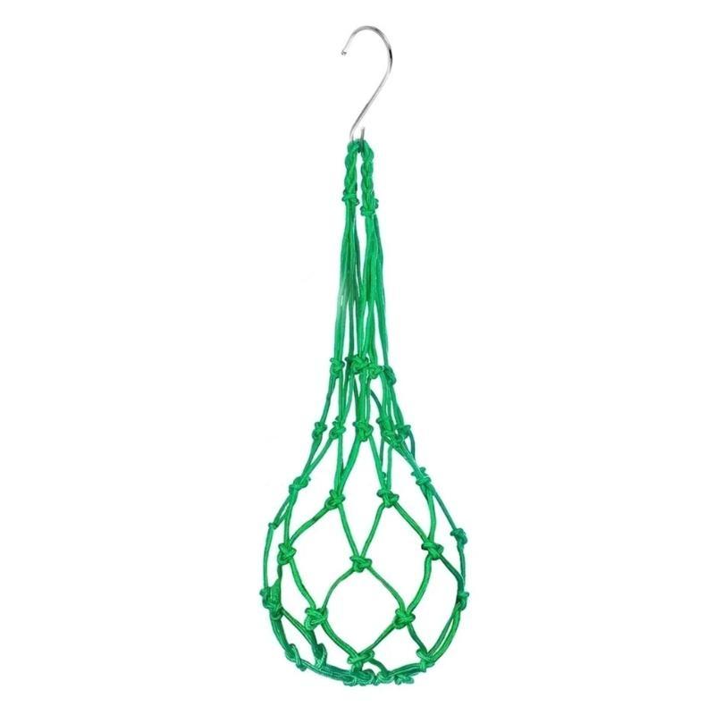 F26C Chicken Feeder Hanging Feeder Mesh Bag Fruit Holder For Chickens And Farm Bird