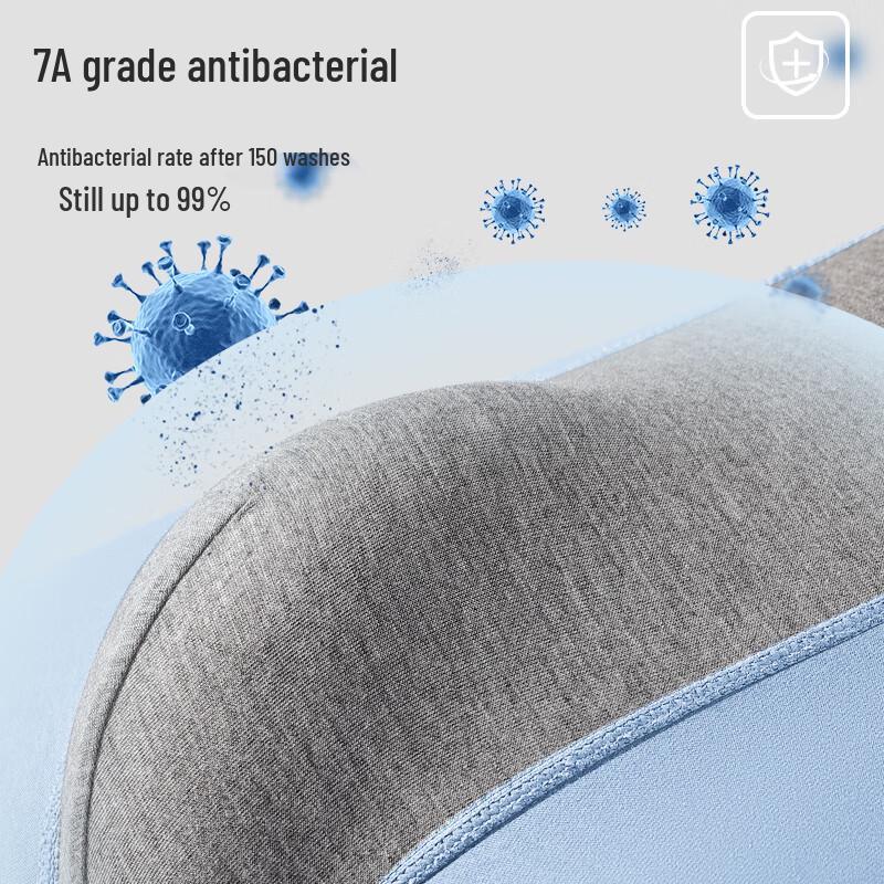 Mao Ren Men's 4-Pack Cotton Antibacterial Boxer Briefs