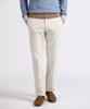 PANICALE Ivory Brushed Cotton Slim Fit Pants
