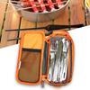 Camping Travel Tableware Cutlery Storage Case Chopstick Spoon Fork Holder Travel Carrying Makeup Bag Pouch