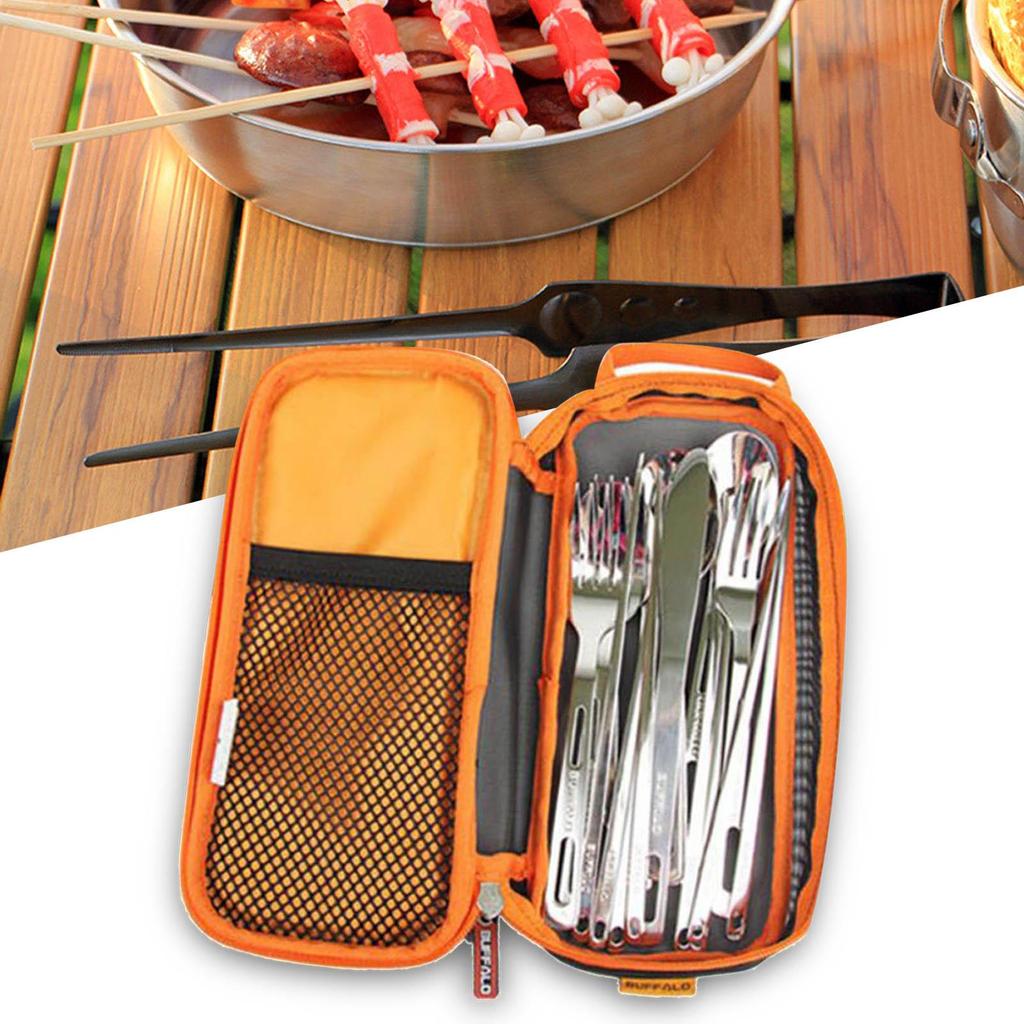 Camping Travel Tableware Cutlery Storage Case Chopstick Spoon Fork Holder Travel Carrying Makeup Bag Pouch