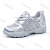 Fashion Women's White Sneakers 2025 Spring New Breathable Mesh Hollow Sports Shoes Outdoor Comfortable Fashion Non Slip Casual Shoes