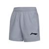 Li Ning Badminton Series Breathable Lightweight Casual Shorts Women Shorts Gray AAPU170-2