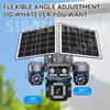 AOV 4G Solar-Powered Camera with Quad Lenses & Mobile Remote Monitoring