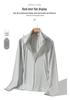 High-Quality Summer UV Protection Ice Silk Hooded Jacket with Stand Collar