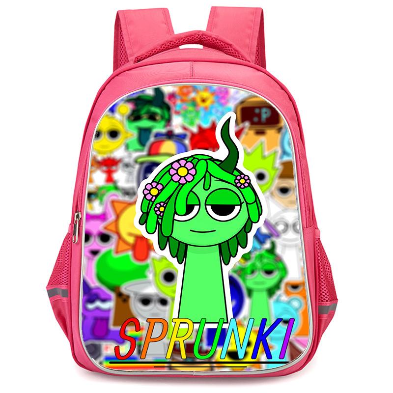 Rhythm Box Sprunki Hra Anime Batoh Studentský Školní Taška Počítačová Taška