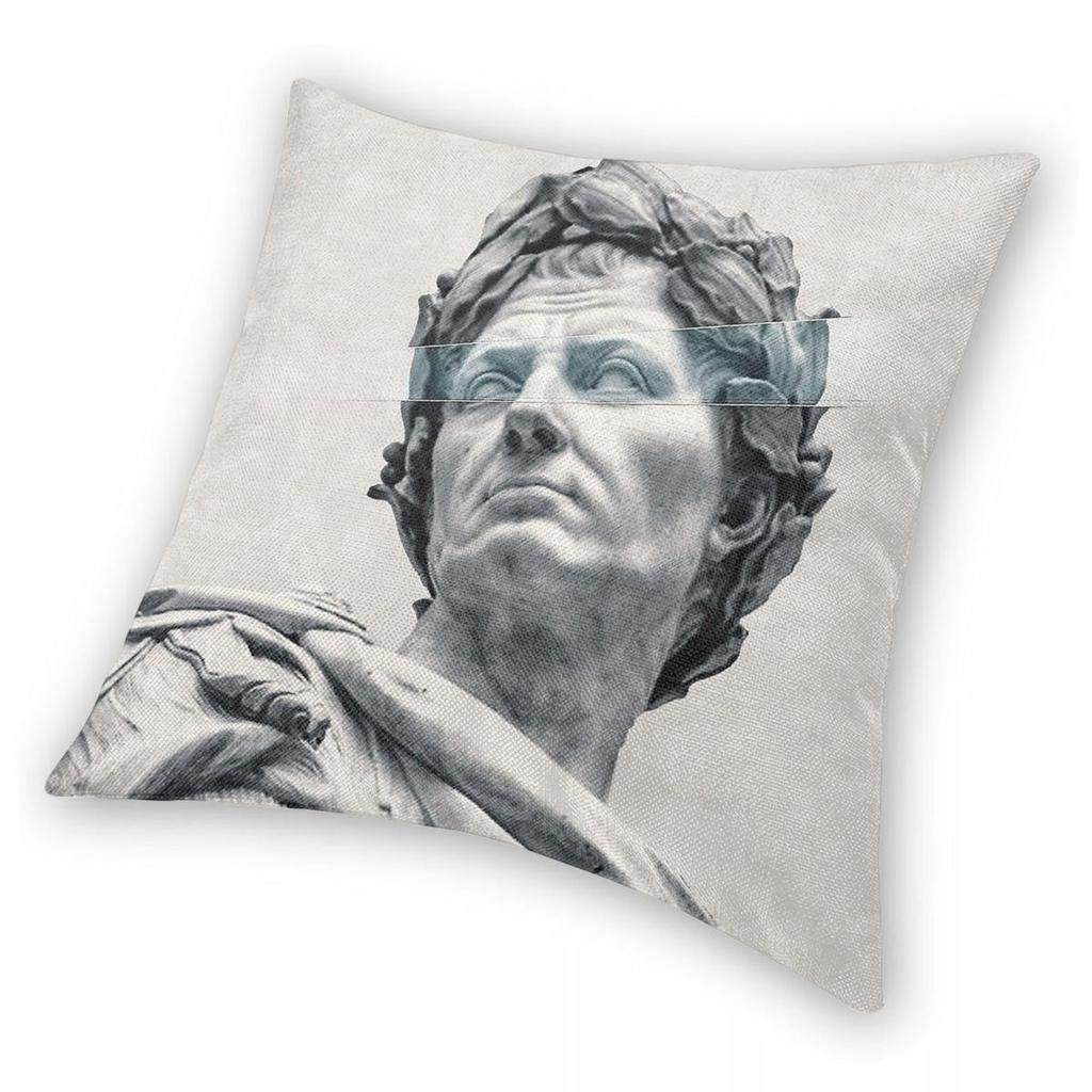Julius Caesar Roman Dictator Square Pillowcase Polyester Linen Velvet Pattern Decor Throw Pillow Case Sofa Seater Cushion Cover