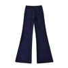 Trendy Women's Fleece Yoga Sweatpants with Drawstring Waist and Micro-flare Design