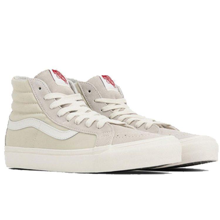 Sk8 Vans-Hi Lx Suede Canvas 'Pearl Marshmallow' VN0A45JLVQS