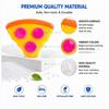 Squeezed and Compressed Pizza, Squeezed Maltose Material, Squeeze and Play Pizza with Box, Slow Rebound.
