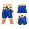 Boxershorts für Kinder (Jungen und Mädchen) mit elastischem Bund, glänzenden Pailletten, Farbblockmuster und Seitenschlitzen