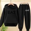 Kids Autumn Winter Hoodie  Letter Print Clothing Casual Top+Trousers 2PBoy Girl 3-12Yrs Child Gift Brand Sports Coat Jogging Set
