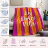 Dolce Vita Charm Flannel Blanket Warm Soft Halloween Christmas Couch Warm Cozy Decorative Decor Gift for All Season
