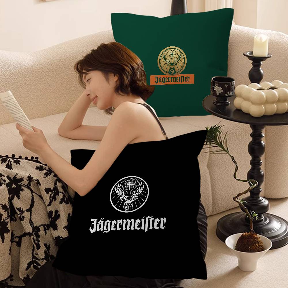 Hot J-Jagermeisters Personalized Picture Text Home Decorative Pillows Household Gifts 45X45Cm
