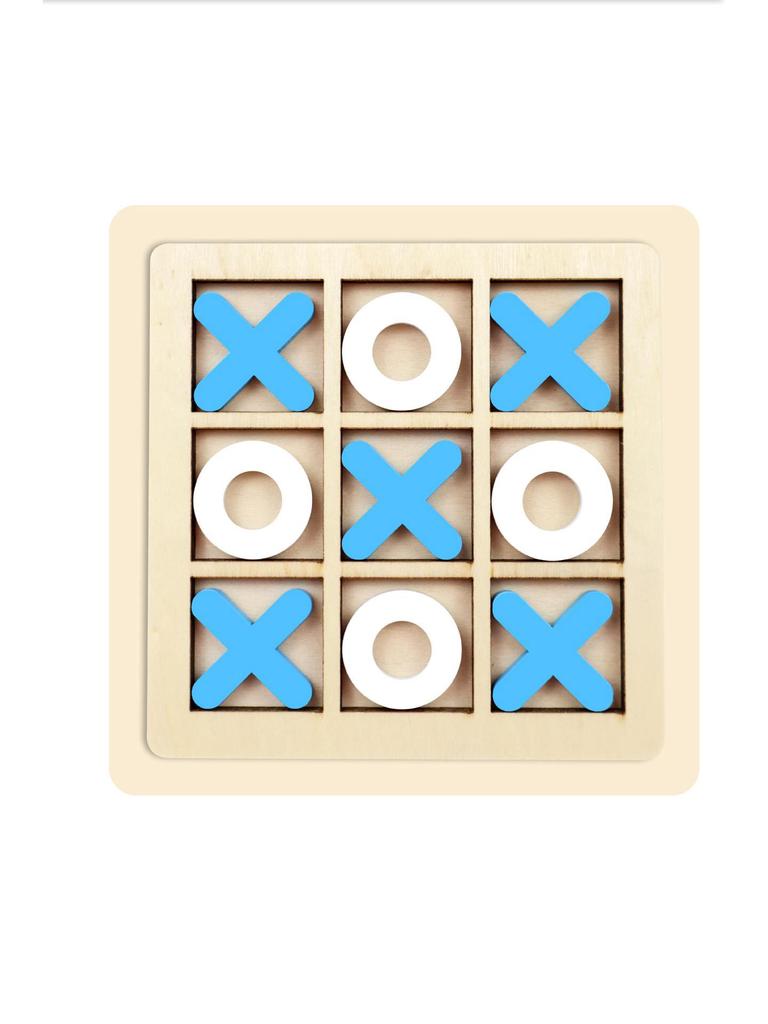 Children's Tic-Tac-Toe Puzzle: Logical Thinking & Concentration Training Toy for Two-Player Interactive Desktop Game