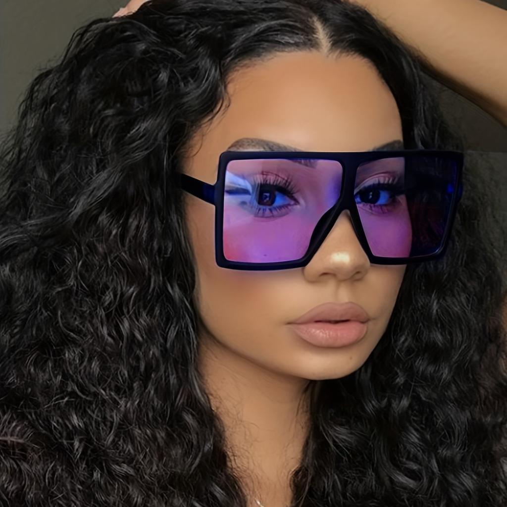 Fashion Square Oversized Sunglasses for Women Shades Sunglasses UV Protection Glasses