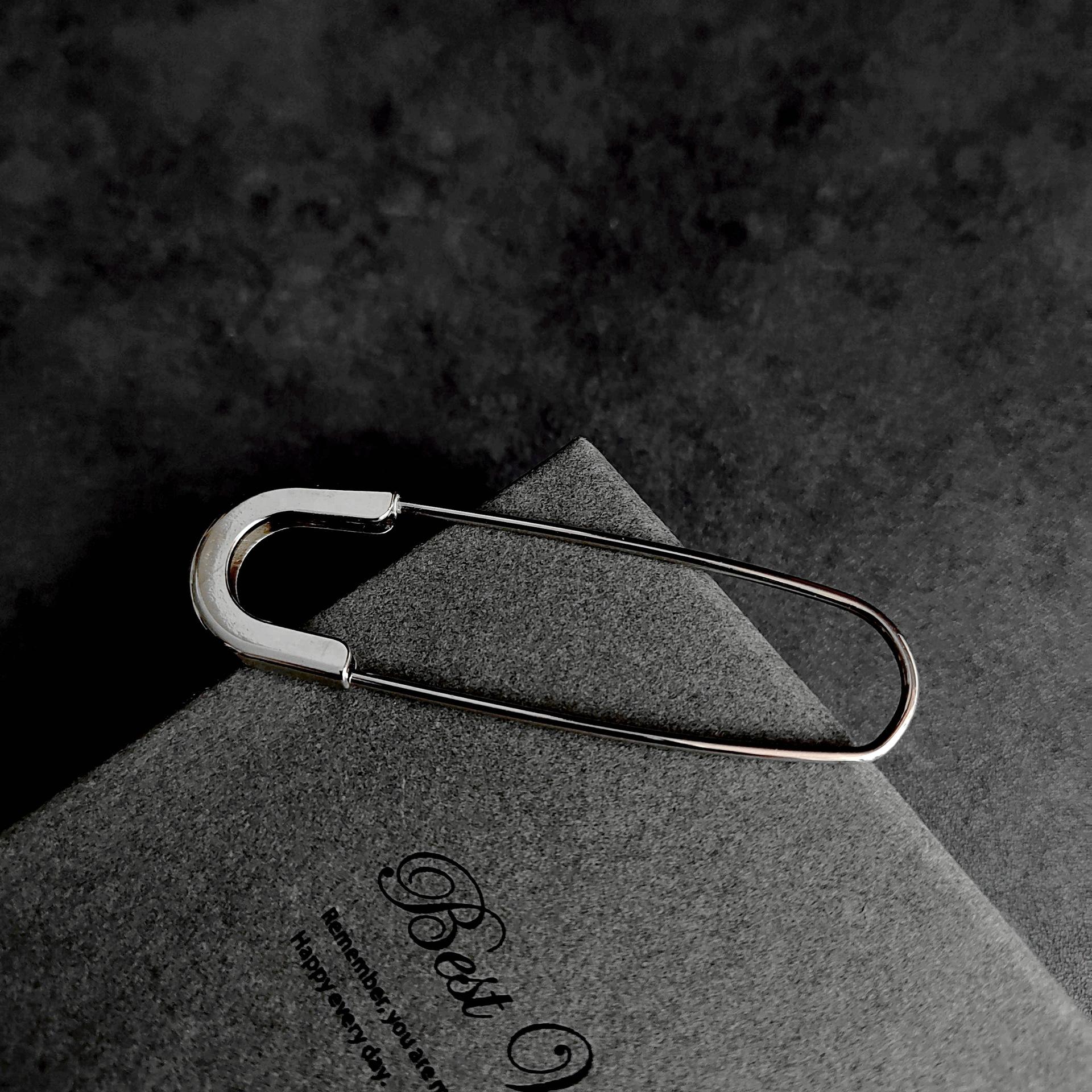 

Модные большие булавки для одежды Гладкие металлические безопасные булавки Джинсы Платье Шарф Регулируемые булавки 75MM*22MM