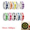 0.75In Round Color-Code Dot Labels Adhesive Shooting Sticker for Archery Bow Hunting Practice Training Targets