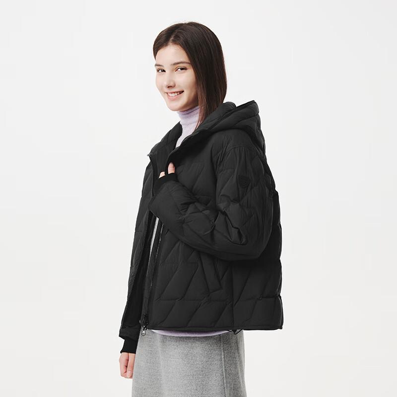 Tanboer Women's Lightweight Hooded Short Down Jacket TB5330262Z