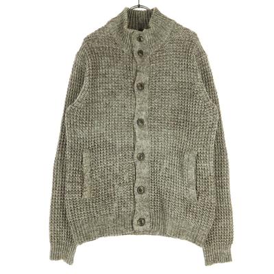 Dlhý rukáv Drivers pletená bunda 3 Hnedá Pánska Použitá