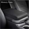 Car armrest, Center console, Armrests, box Cover, Black Memory Foam, Universal