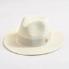Summer Wide Brim Uv Protection Straw Hat Foldable Beach Sun Hat For Women Men Elegant Ribbon Design Fashion Travel Luxury