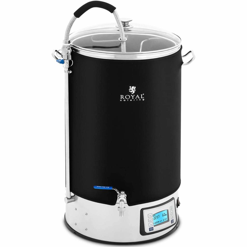 Mash kettle for beer wort production LCD 10100C 60 l