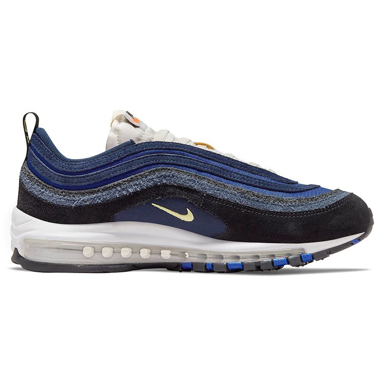Nike Air Max 97 SE Running Club - Blue Men Sneakers Black Light-Zitron Deep-Royal-Blue DH1085-001