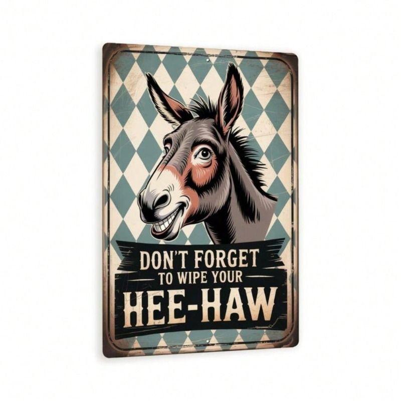 Vintage Metal Tin Wall Poster Sign 20x30cm