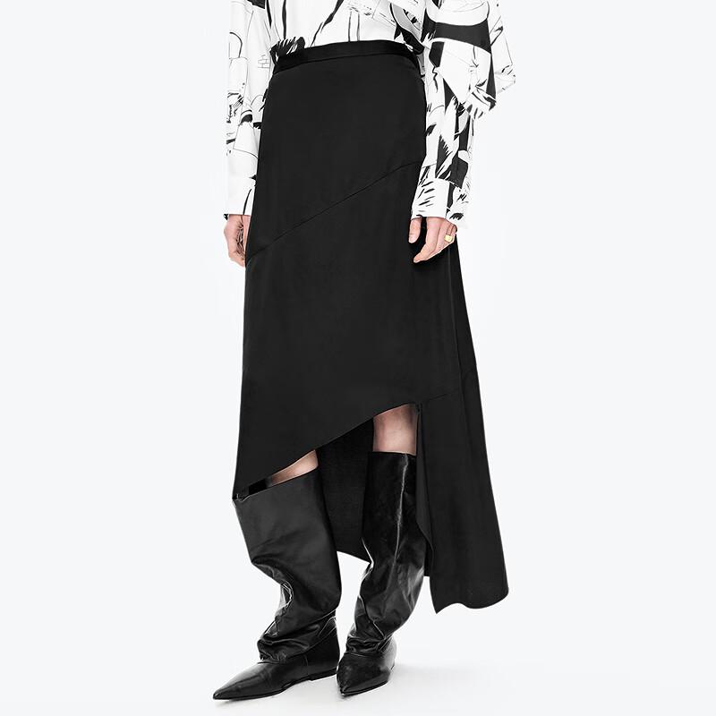 JNBY 2025 Autumn Collection Women's Casual Straight Skirt