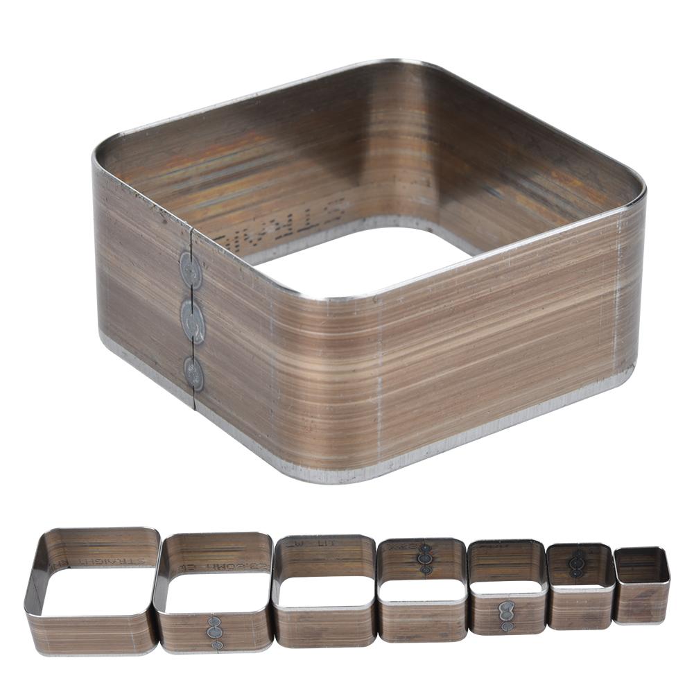 

7 ШТ 20 50 ММ Кожаное ремесло Квадратный вырубной штамп Сделай сам Кожаный пробивной нож Форма Шаблон