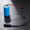 NonConductive LR20 D Battery Adapter Spacer Tube Featuring 5.5x2.1mm Female Port For External Adapter Connection