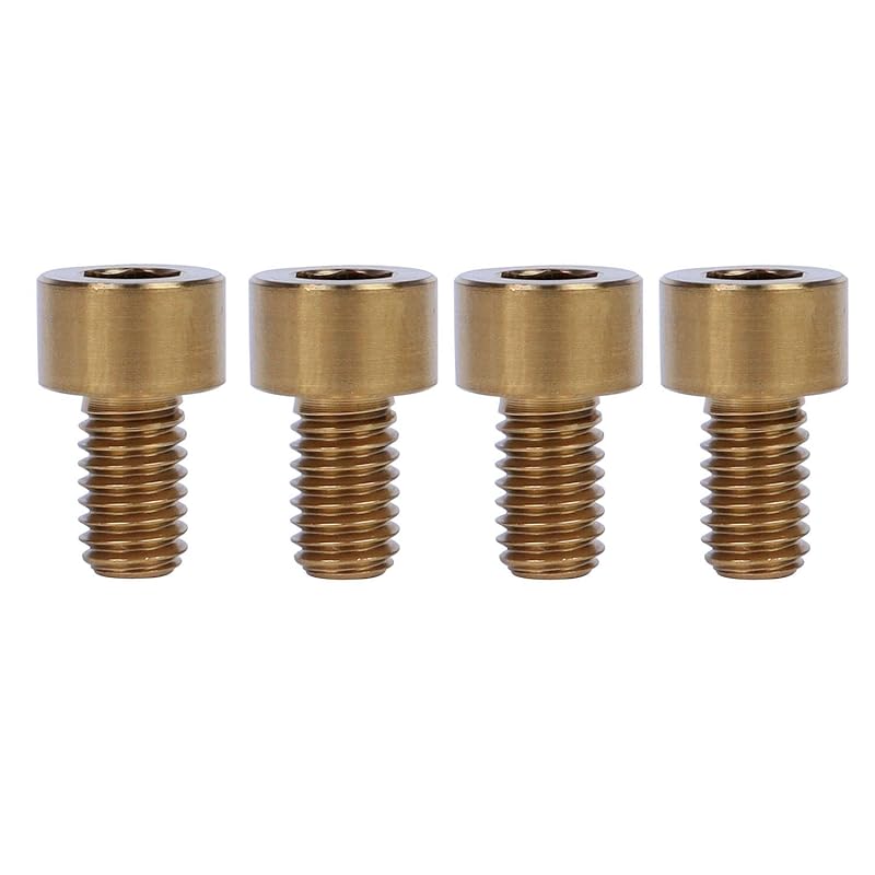 4PCS Titanium Bolt Ti Screw M6x10 16 18 20 25 30 35mm Column Allen Hex Bolt (Blue, M6x25mm)