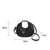 Women's Premium PU Leather Shoulder Bag New Fashion Niche Design Crossbody Bag Simple Style Female Woven Hobo Bag KTY