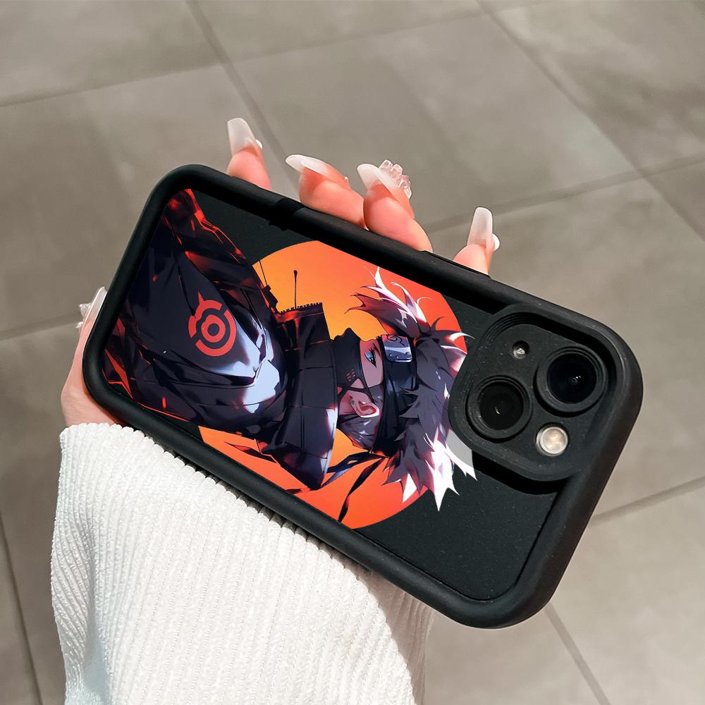 Soft Silicone Square Ladders Cartoon Pattern Full Cover Camera Protection Shockproof Case for iPhone Infinix Tecno Vivo