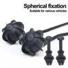 4/2 Stück Kofferraum-Lanyard-Befestigungsclip Gepäckablagen-Schnurclips Halter Schwenkaufhänger 1M6867574A für VW GOLF MK5 MK6 5 6 Verstauen Aufräumen