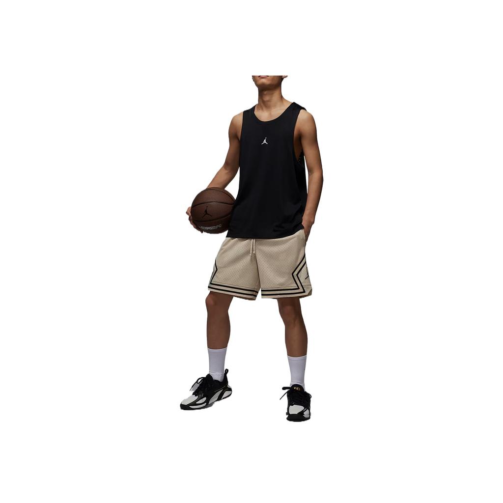 Jordan Sport Dri-FIT Diamond Fashion Soft Comfortable Solid Color Basketball Shorts Men Shorts Brown HF9911-206