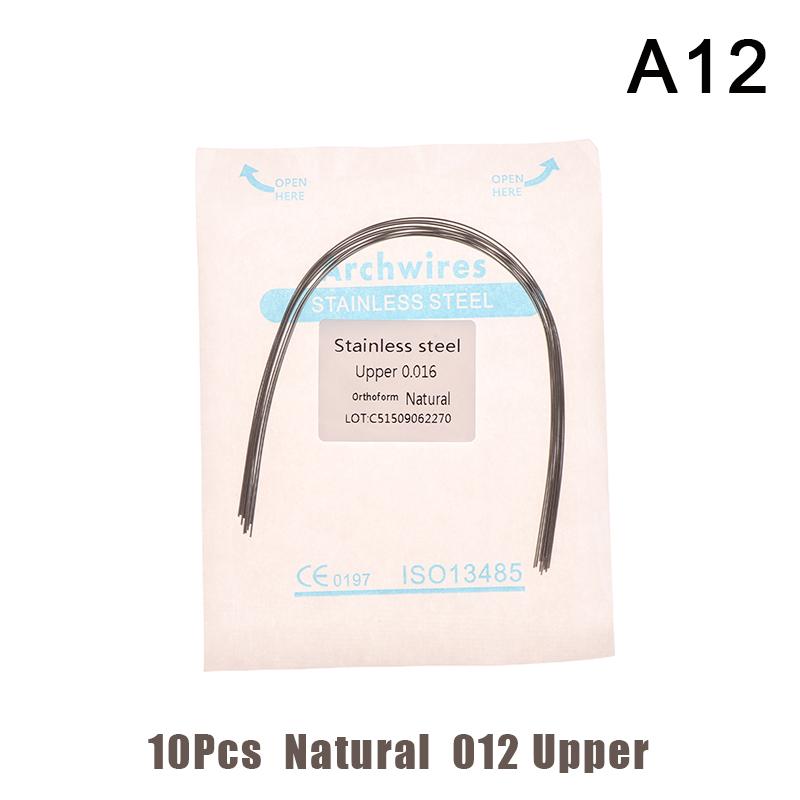 

10 шт./уп. Стоматологические дуги Суперэластичные Овоидные / Натуральные Прямоугольные Дуги Нижние/Верхние Овоидной Формы Стоматологический Материал