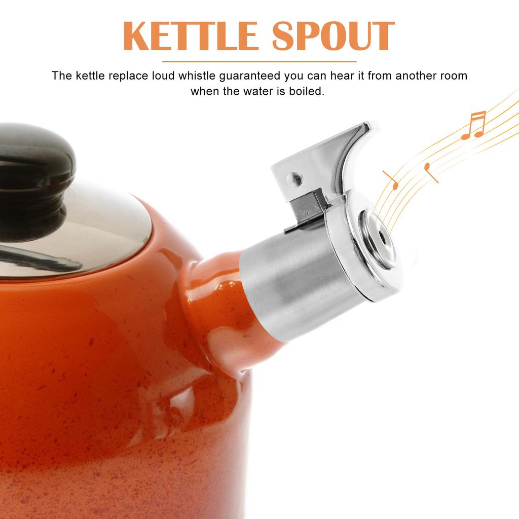 Beep Replacement Mouth Kettle Spout Nozzle Water Bottle Boiling Alarm Tea Whistling Parts Stainless Steel