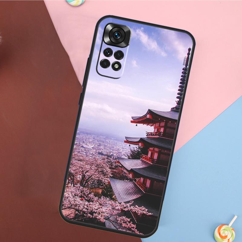 Japanese Temple Kyoto Cover For Xiaomi Redmi Note 13 Pro 14 12 11 9 10 9S 10S 11S 12S Redmi 14C 10C 12C 13C Case