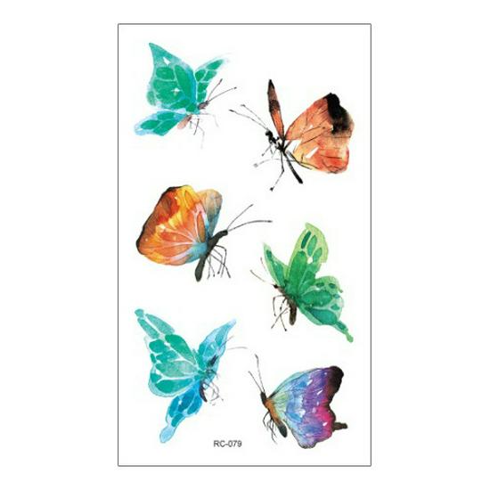 Waterproof Color Tattoo Stickers for All Ages