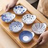 Japanese Ceramic Dish Seasoning Bowls, Heat-resistant Underglaze Colored Cute Bowl Dish, Creative Kitchen Utensils Dipping Dish