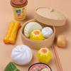 Simulations-Frühstück Kinder Rollenspiel Küchenspielzeug Miniatur gedämpfte Brötchen Knödel Chinesisches Essen Kinder Lernspielzeug