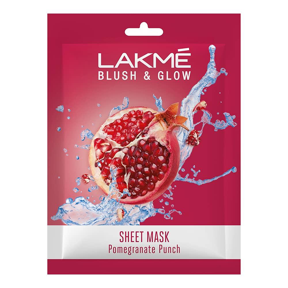 Lakme Blush & Glow Pomegranate Sheet Mask|| 25 ml