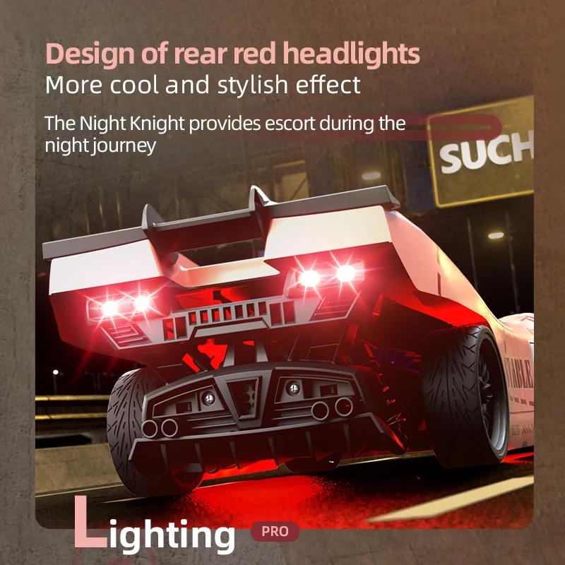 SCY 16307 RC Car Racing High-speed 4WD Carbon Brush Drift Light Competitive Remote Control Sports Cars Model Children Toy Gifts