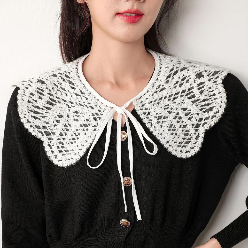New Fake Collar Scarf Shawl Women's Shirt False Collar Vest Decorative Girls Shirt Detachable Collar Scarf Short Shawl Fuax Cols